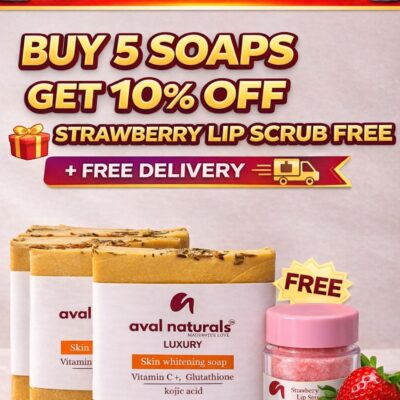 Glutathione skin whitening soap