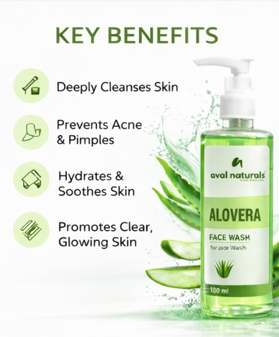 Alovera Face Wash - Image 2