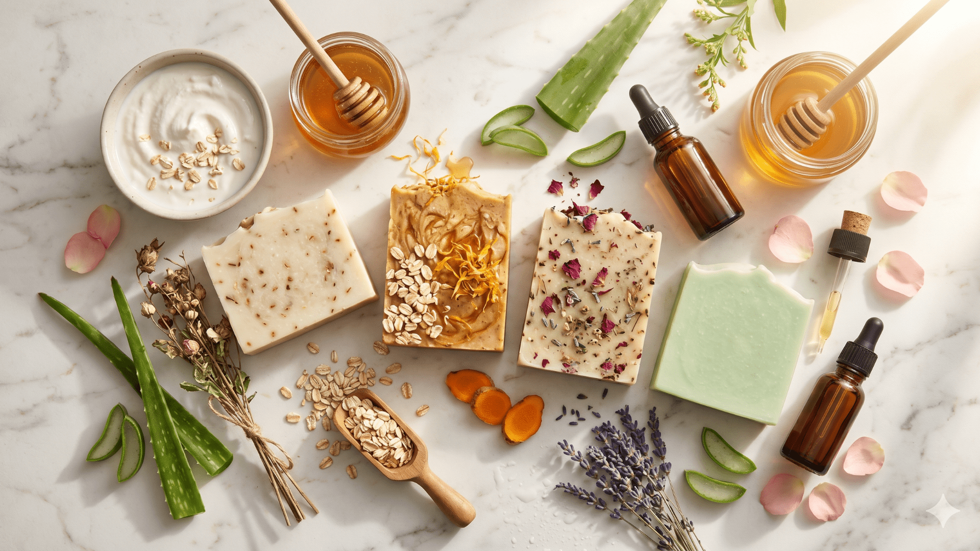 Goat milk soap for skin