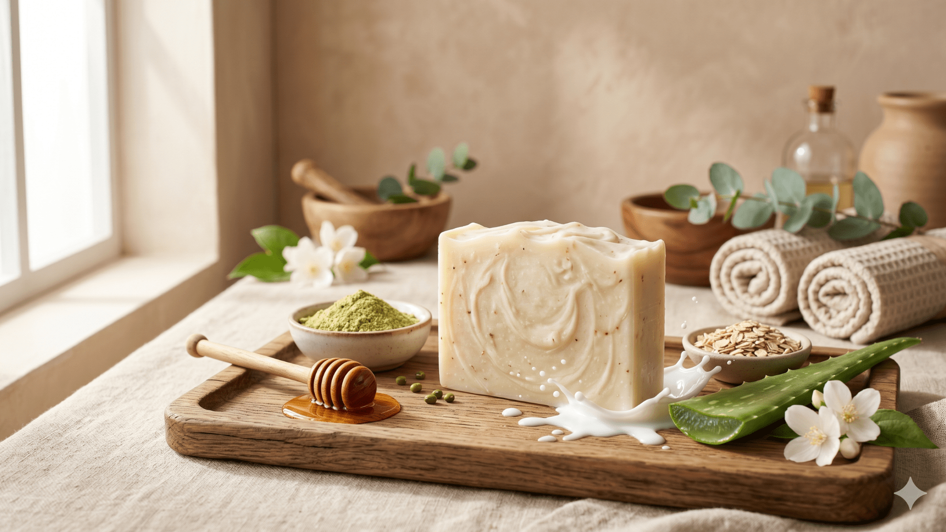 Goat milk soap for skin