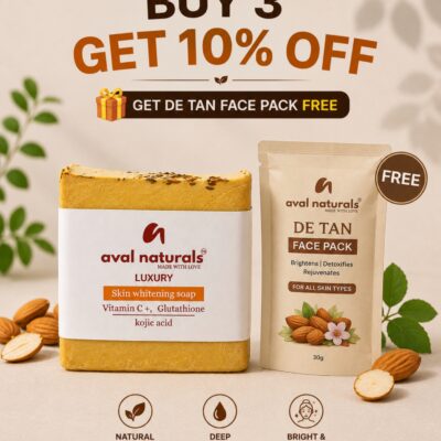 Glutathione skin whitening soap